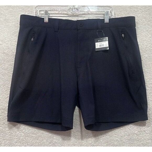 Eddie Bauer Horizon Guide‎ Shorts Stretch Pockets Zip Navy Blue Size 40 - Picture 1 of 11